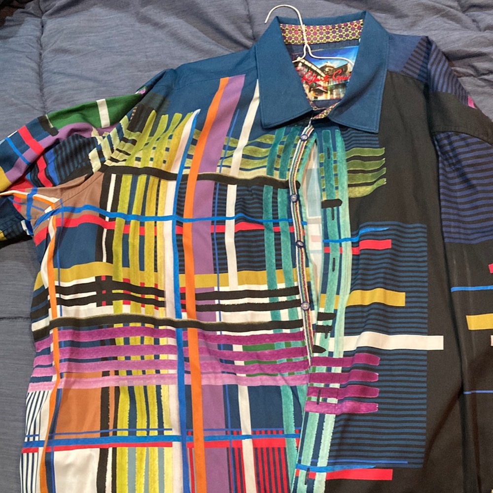 Long sleeve button down. Robert Graham shirt